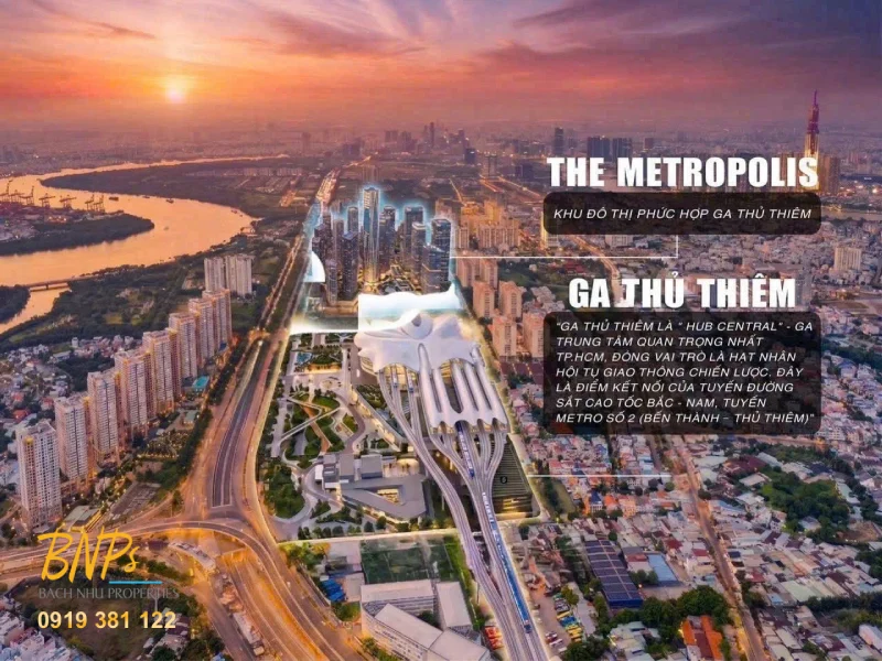 Thông số ấn tượng của giai đoạn 1 Khu Đô Thị Phức Hợp Ga Thủ Thiêm - Bách Như Properties - Bnps