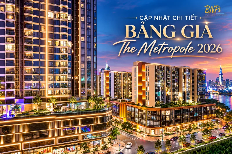 Cập nhật chi tiết bảng giá The Metropole 2026 mới nhất - Bách Như Properties - BNPs
