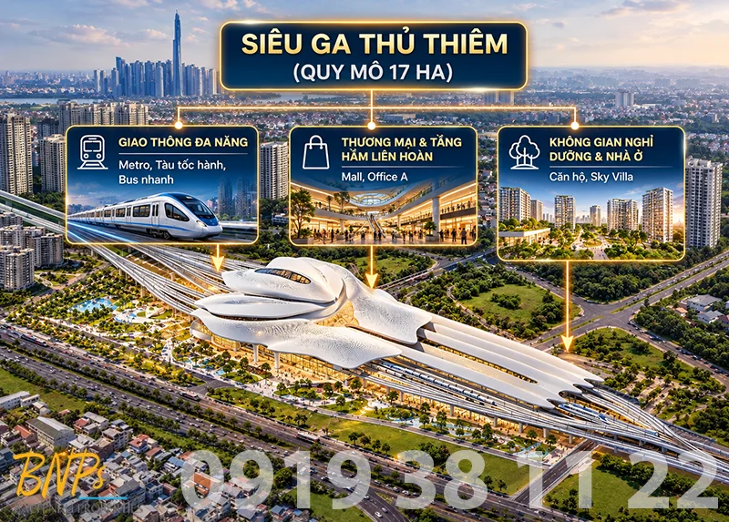 Bất động sản Thủ Thiêm T9/2026: Toàn cảnh chu kỳ phát triển mới từ hạ tầng, thương mại đến mô hình TOD - Bách Như Properties - BNPs